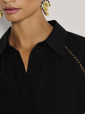 Chemisier MADELEINE en noir