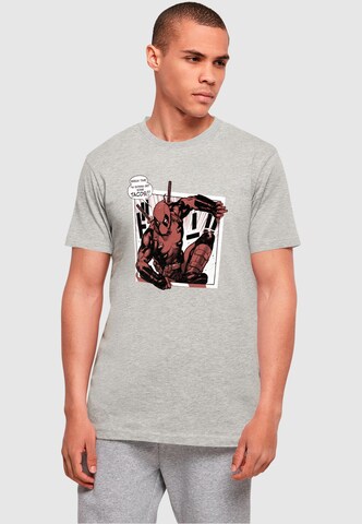 T-Shirt 'Deadpool - Tacos Breaktime' ABSOLUTE CULT en gris : devant