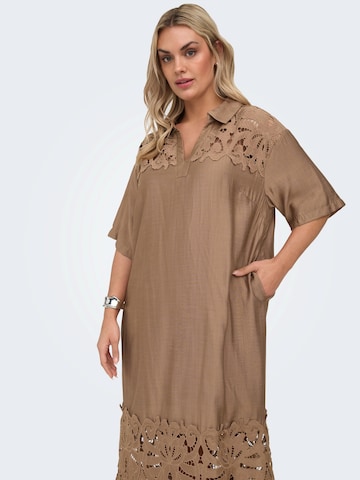ONLY Carmakoma Dress in Brown