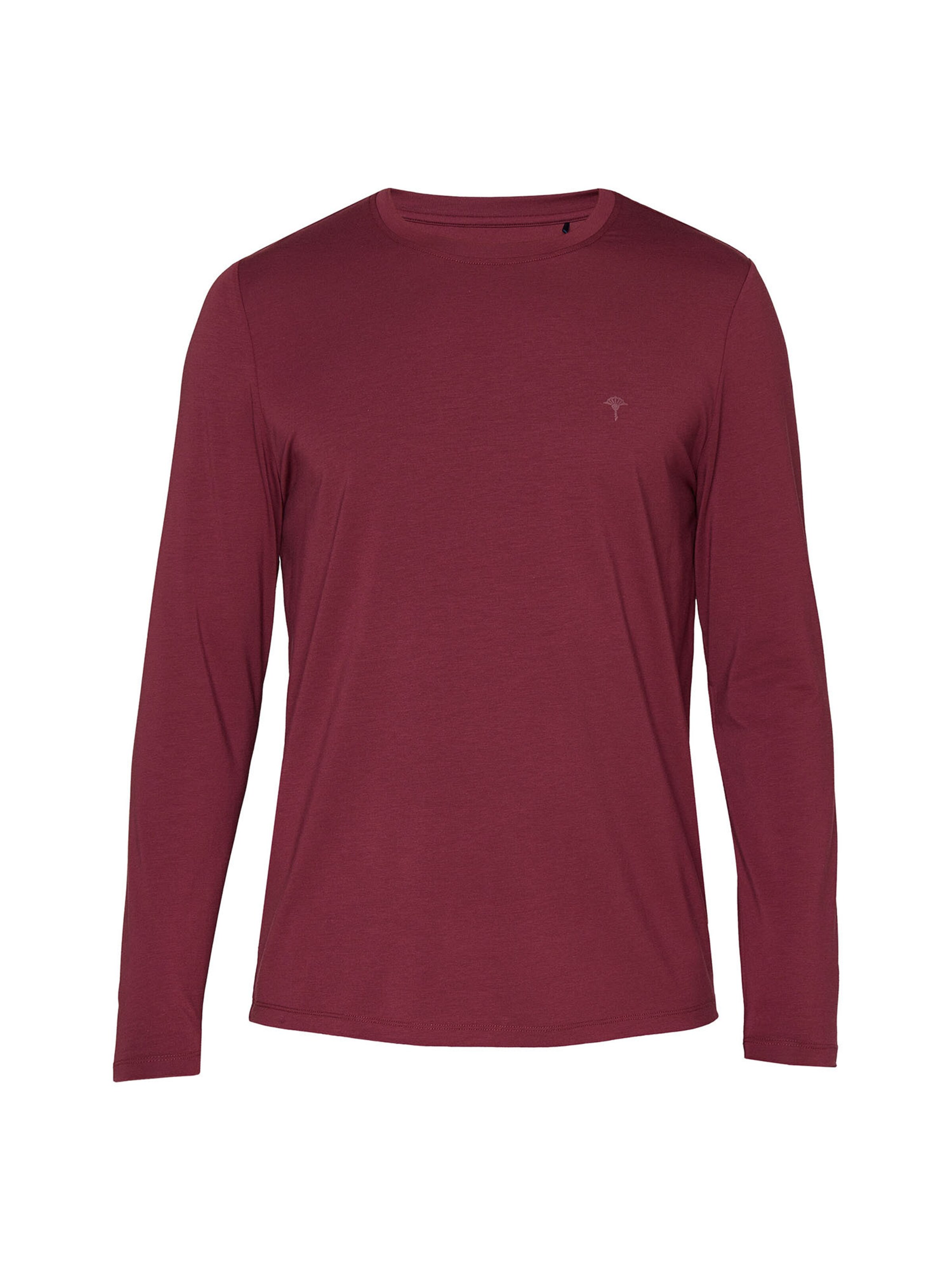 JOOP! Longsleeve ' Loungewear ' in Rot: Vorderseite