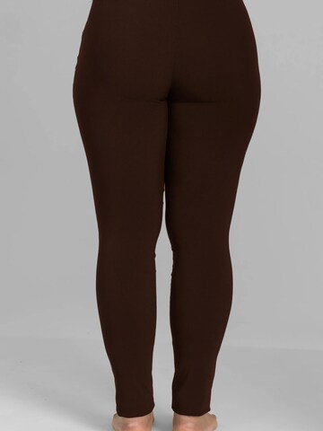 Skinny Leggings 'Copenhagen' SANDGAARD en marron