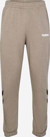 Hummel Workout Pants in Grey: front