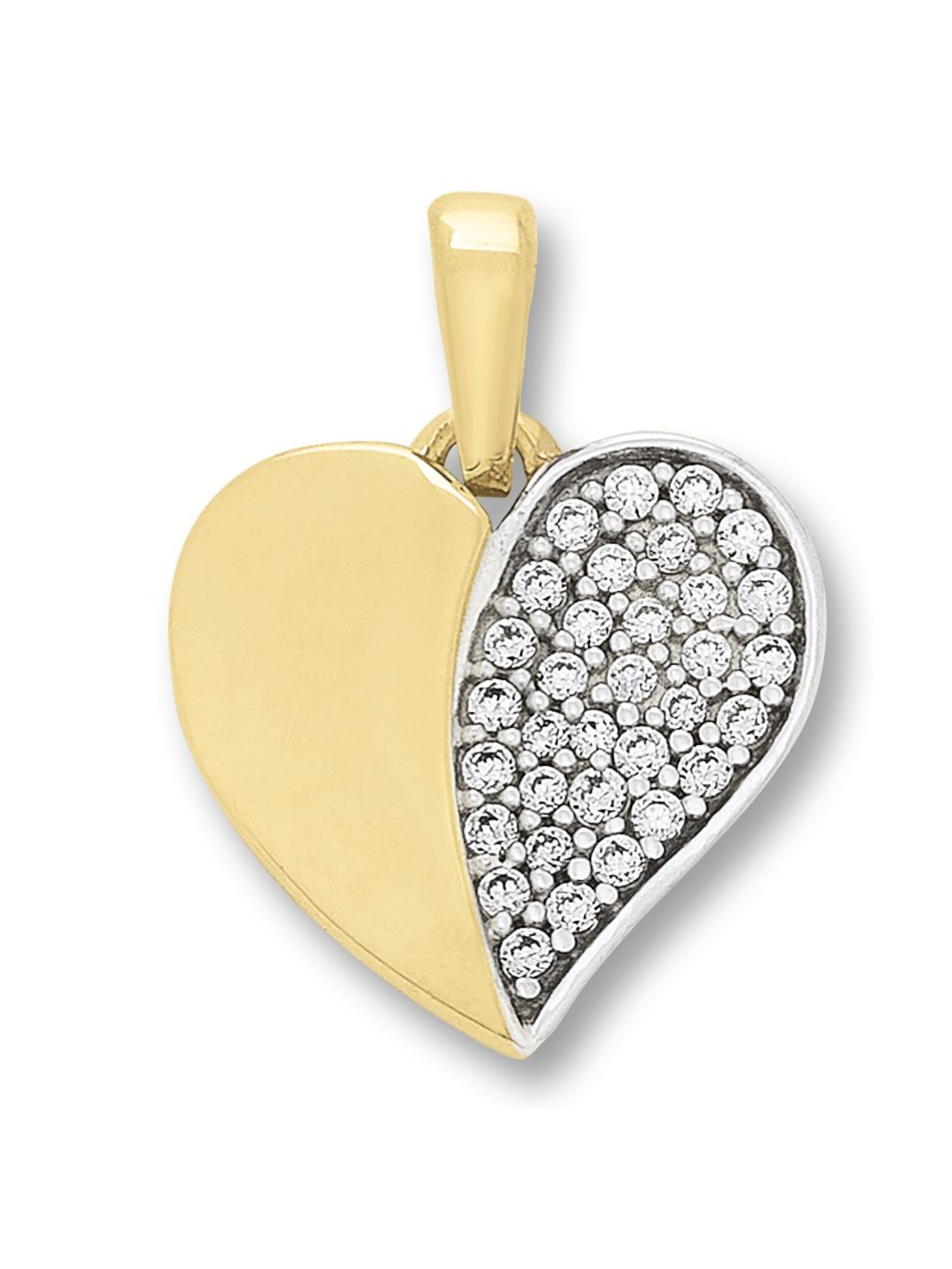 ONE ELEMENT Anhänger 'Herz' in Gold