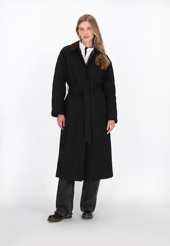 Manteau mi-saison 'Vintage' DreiMaster Vintage en noir : devant