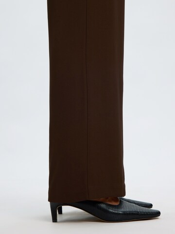 SELECTED Regular Trousers 'SLWSOLER' in Brown