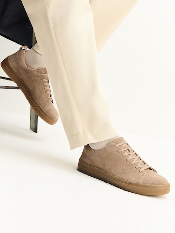 Next Rövid szárú sportcipők 'N. Premium' - bézs