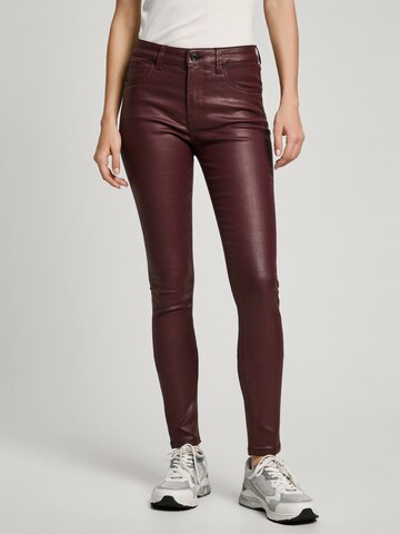 Pepe Jeans Slimfit Jeans in Rot: Vorderseite