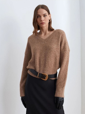 Dilvin Sweater 'Pullover' in Beige