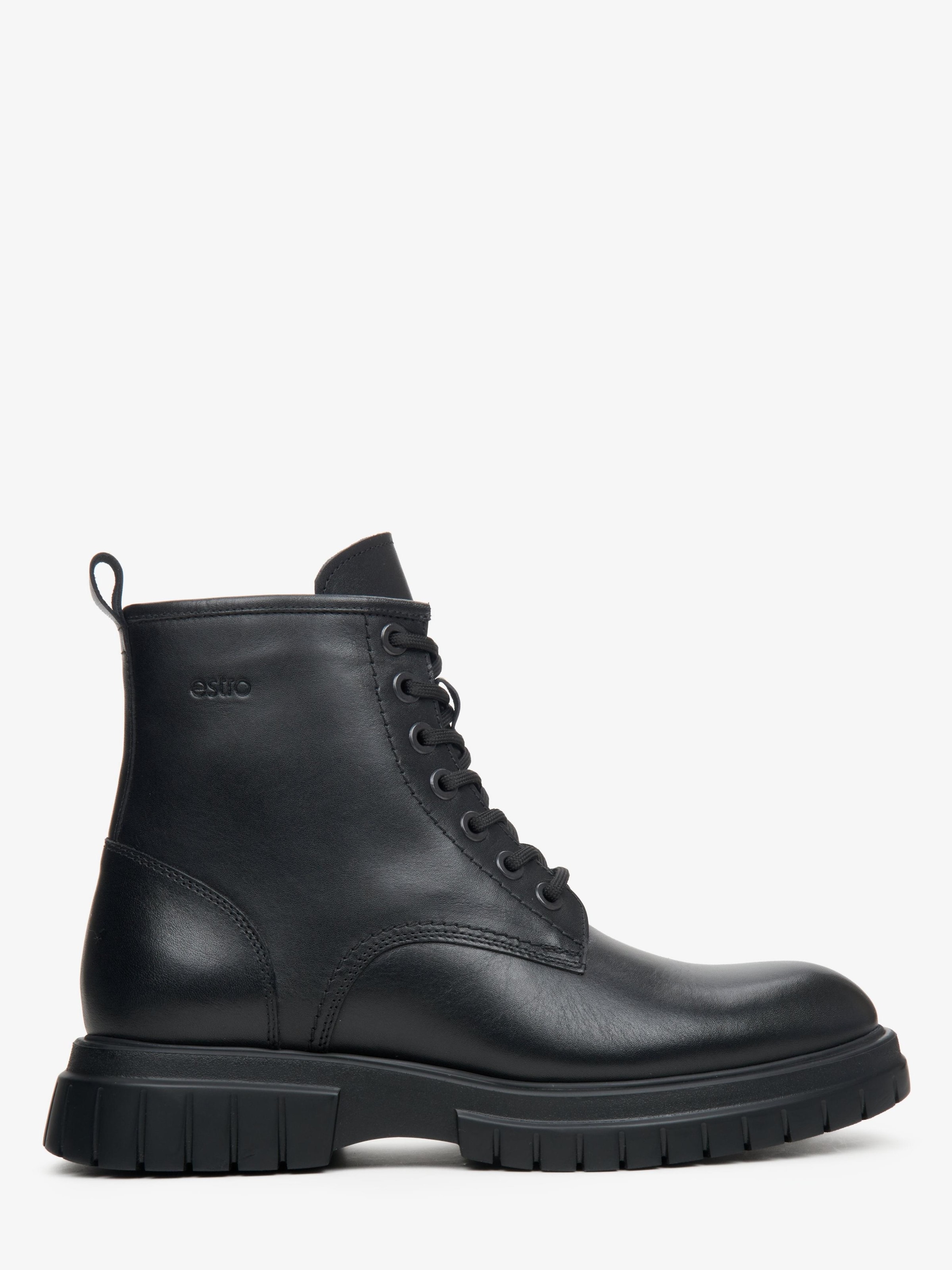 Estro Boot '5027' i svart: framsida