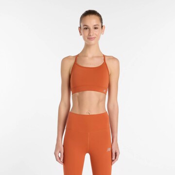 new balance Bralette Sports bra 'Essential' in Orange: front