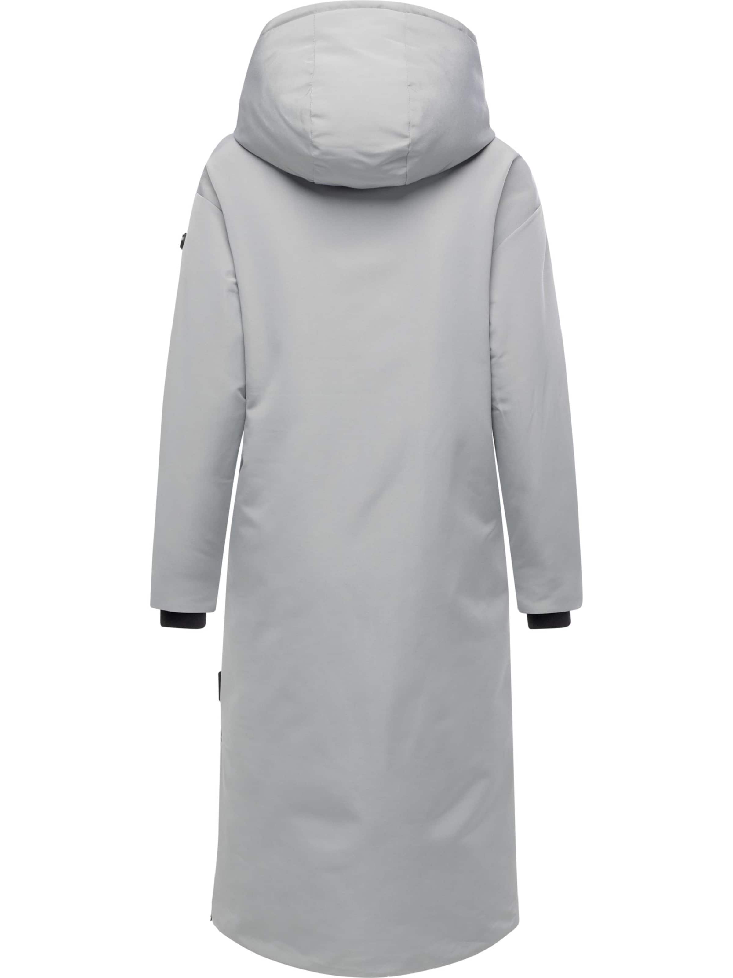 NAVAHOO Wintermantel 'Schneewächter 14' in Grijs