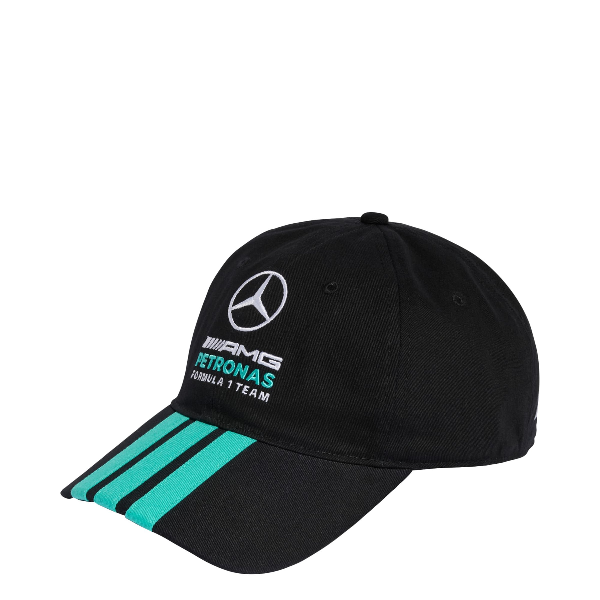 Cappello da baseball sportivo 'Mercedes - Amg Petronas Formula 1 Team Team Dna' di ADIDAS PERFORMANCE in nero: frontale
