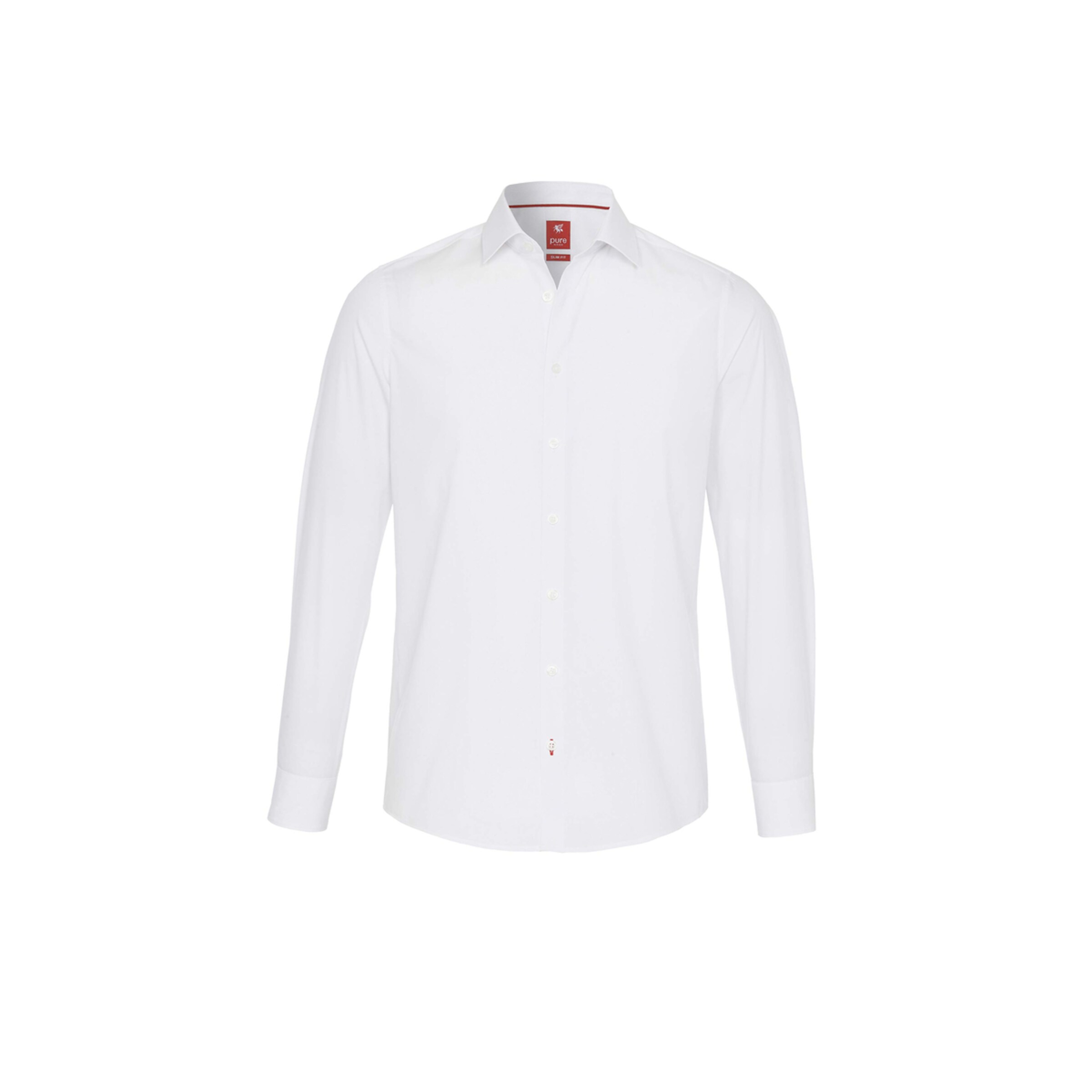 Hatico Regular fit Button Up Shirt in White: front