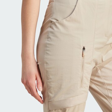 Coupe slim Pantalon outdoor 'Xperior' ADIDAS TERREX en beige