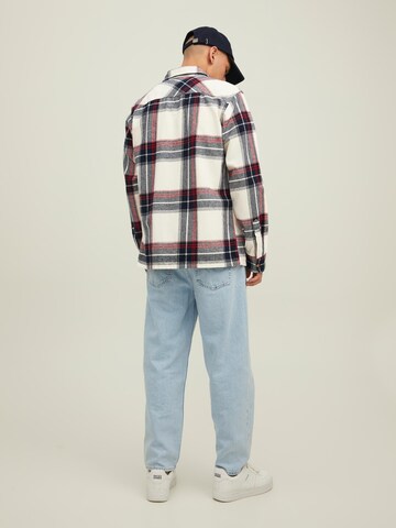 balta JACK & JONES Standartinis modelis Marškiniai 'Derek'