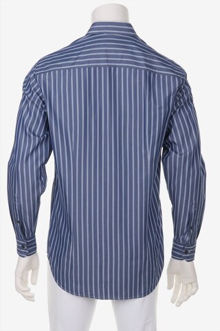 Zegna Button Up Shirt in M in Blue
