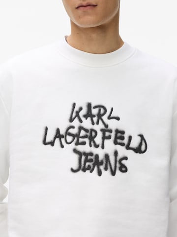 KARL LAGERFELD JEANS Bluzka sportowa w kolorze biały