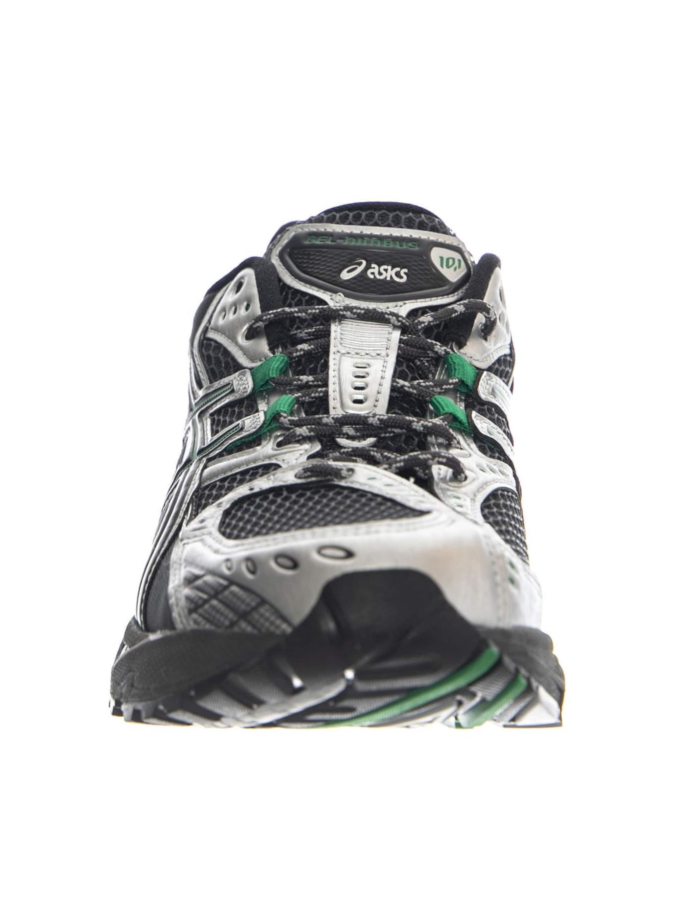 Scarpa stringata sportiva 'GEL-NIMBUS 10.1 Obsidian Grey / Green Basil Shoes' di ASICS in colori misti