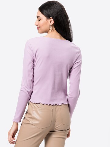 Cardigan TOM TAILOR DENIM en violet