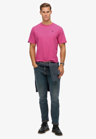 T-Shirt 'Essentials' Superdry en rose