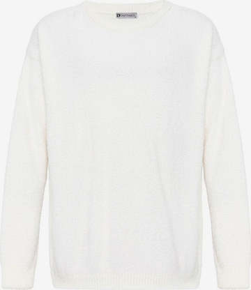 Pull-over Dandalo en blanc : devant