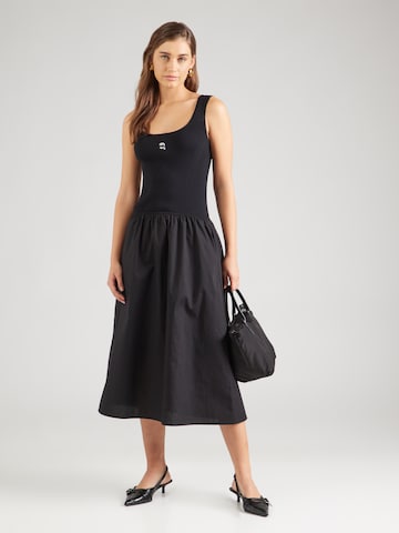 Karl Lagerfeld - Vestido en negro: frente