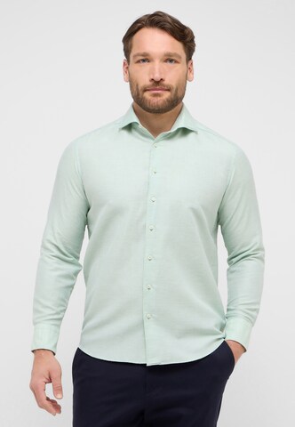 ETERNA Comfort fit Button Up Shirt in Green: front