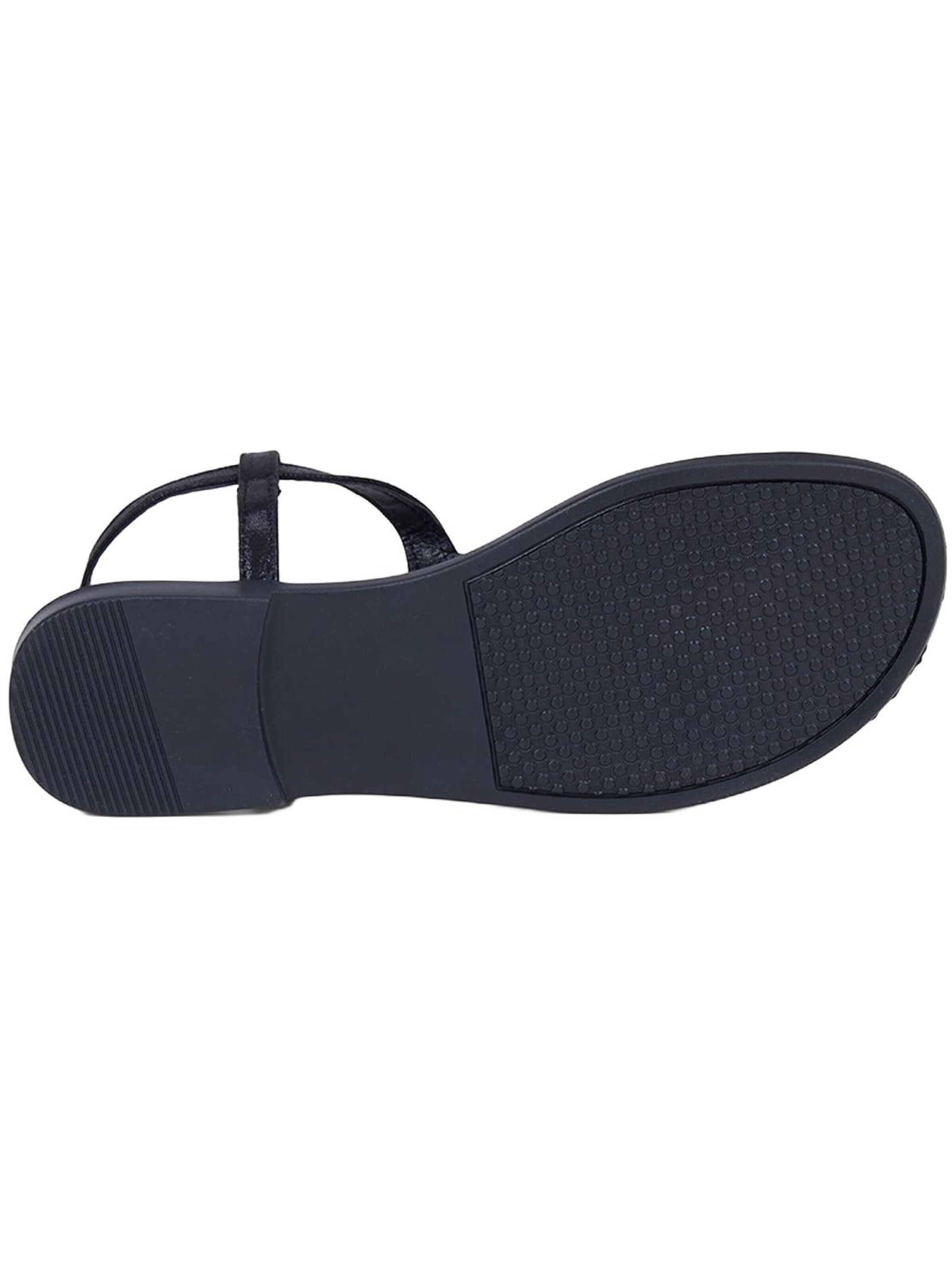 Desa Teenslipper 'Zehenstegsandalen' in Zwart