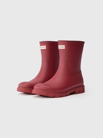 HUNTER Gumijasti škornji | rdeča barva