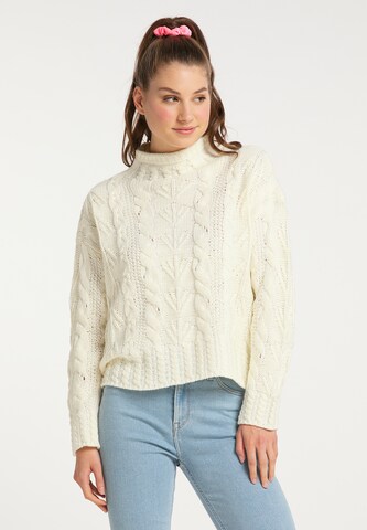 MYMO Sweater in White: front