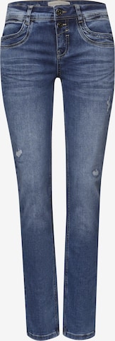 mėlyna STREET ONE Prigludęs Džinsai: priekis