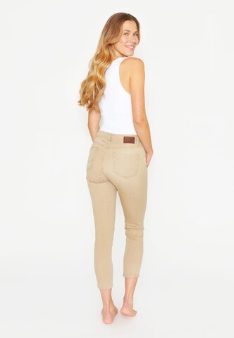 Angels Slimfit Jeans 'Ornella' in Beige