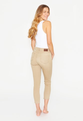 Coupe slim Jean Angels en beige