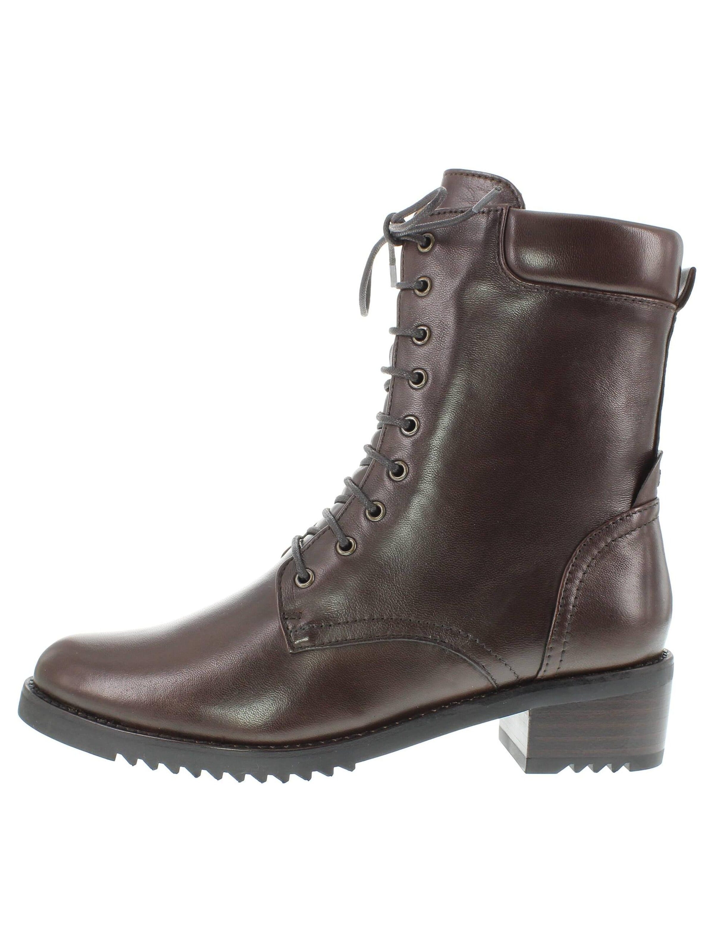 Everybody Lace-Up Ankle Boots 'BIONDA' in Brown: front