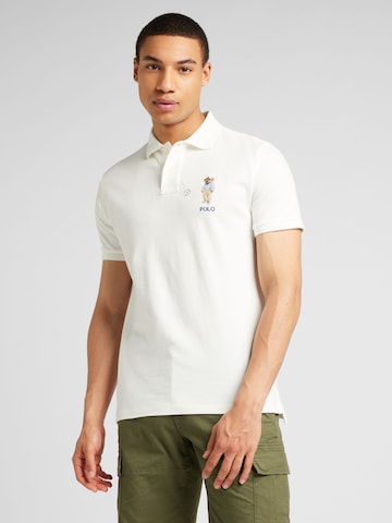 T-Shirt 'SSKCCMSLM1' Polo Ralph Lauren en blanc : devant