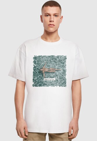 Maglietta 'Summer - On My Mind' di Merchcode in bianco: frontale