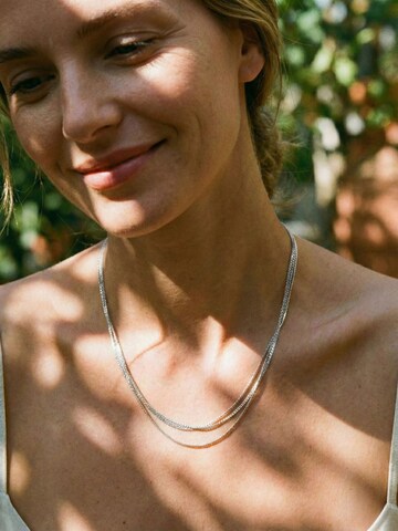 Nemomatheo Necklace 'Triple Layer' in Silver