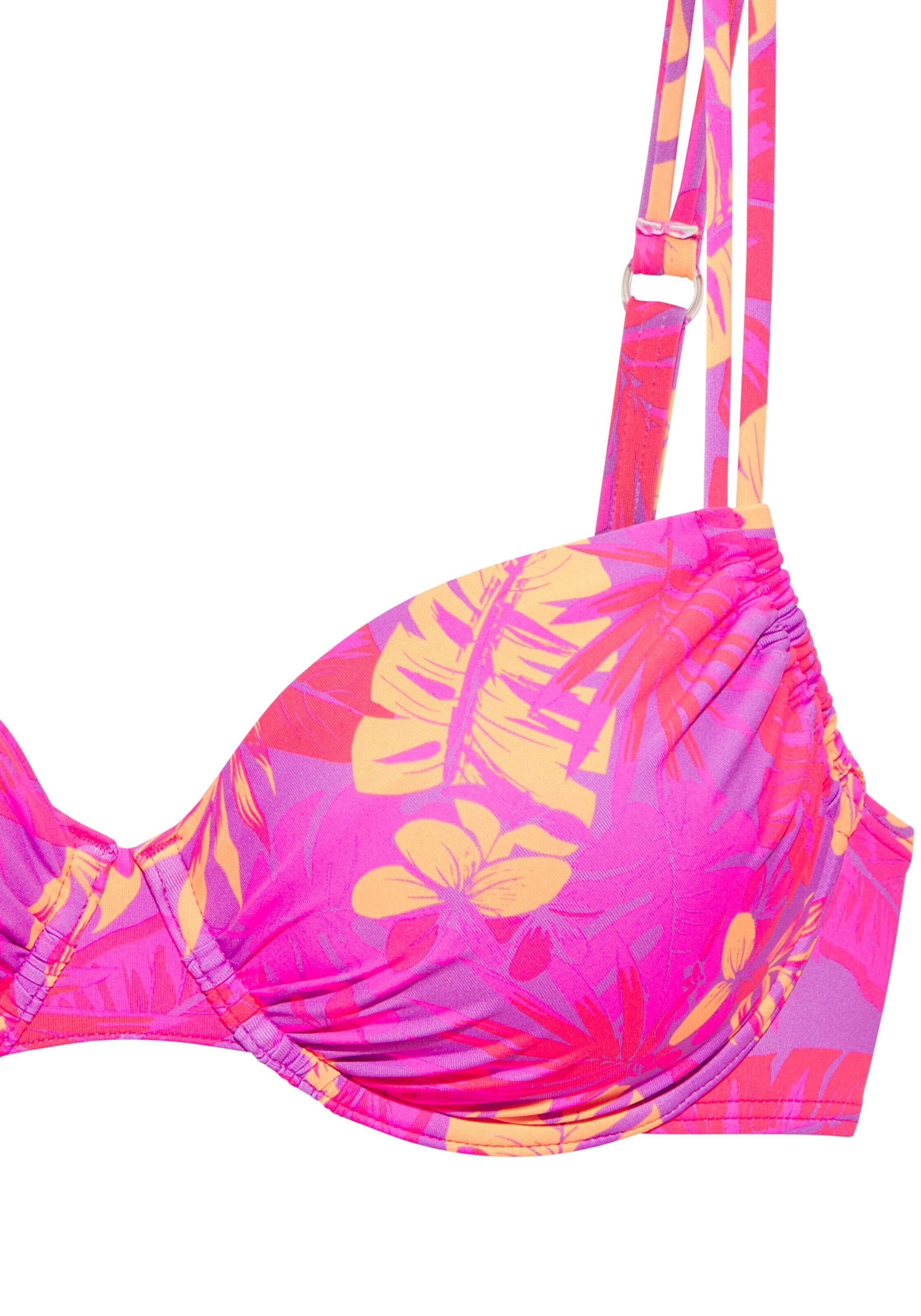 VENICE BEACH T-shirt Bikini Top in Purple