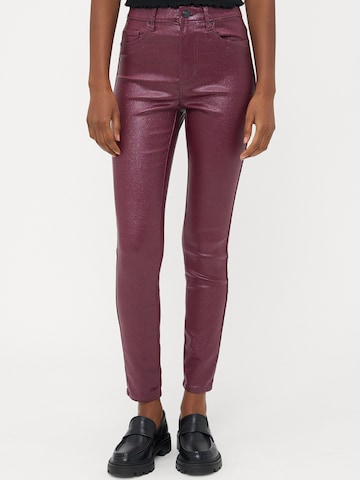 Only PetiteSlimfit Traperice 'ONLROYAL' - crvena boja: prednji dio