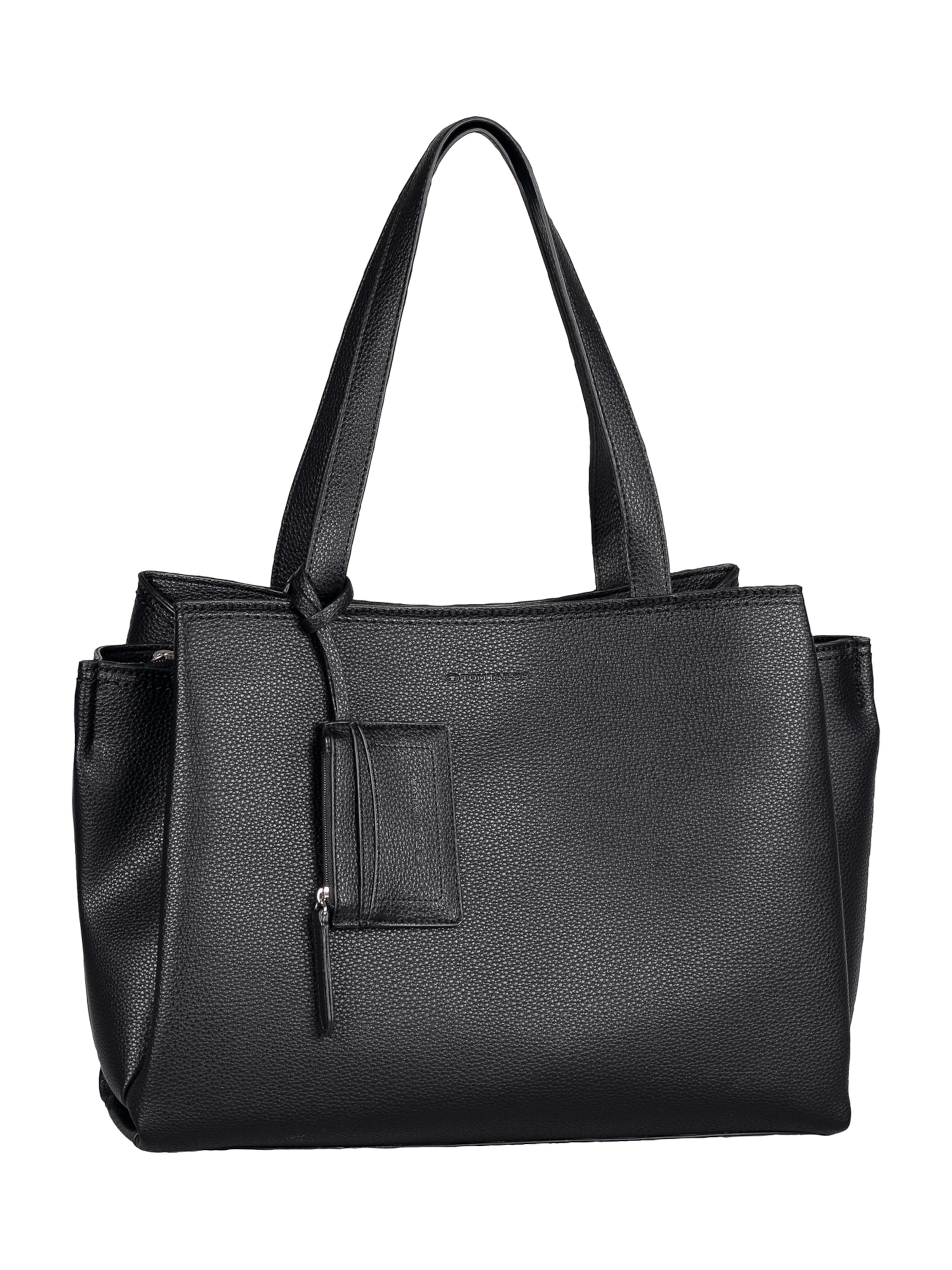 TOM TAILOR - Bolso de hombro 'Mayan' en negro: frente