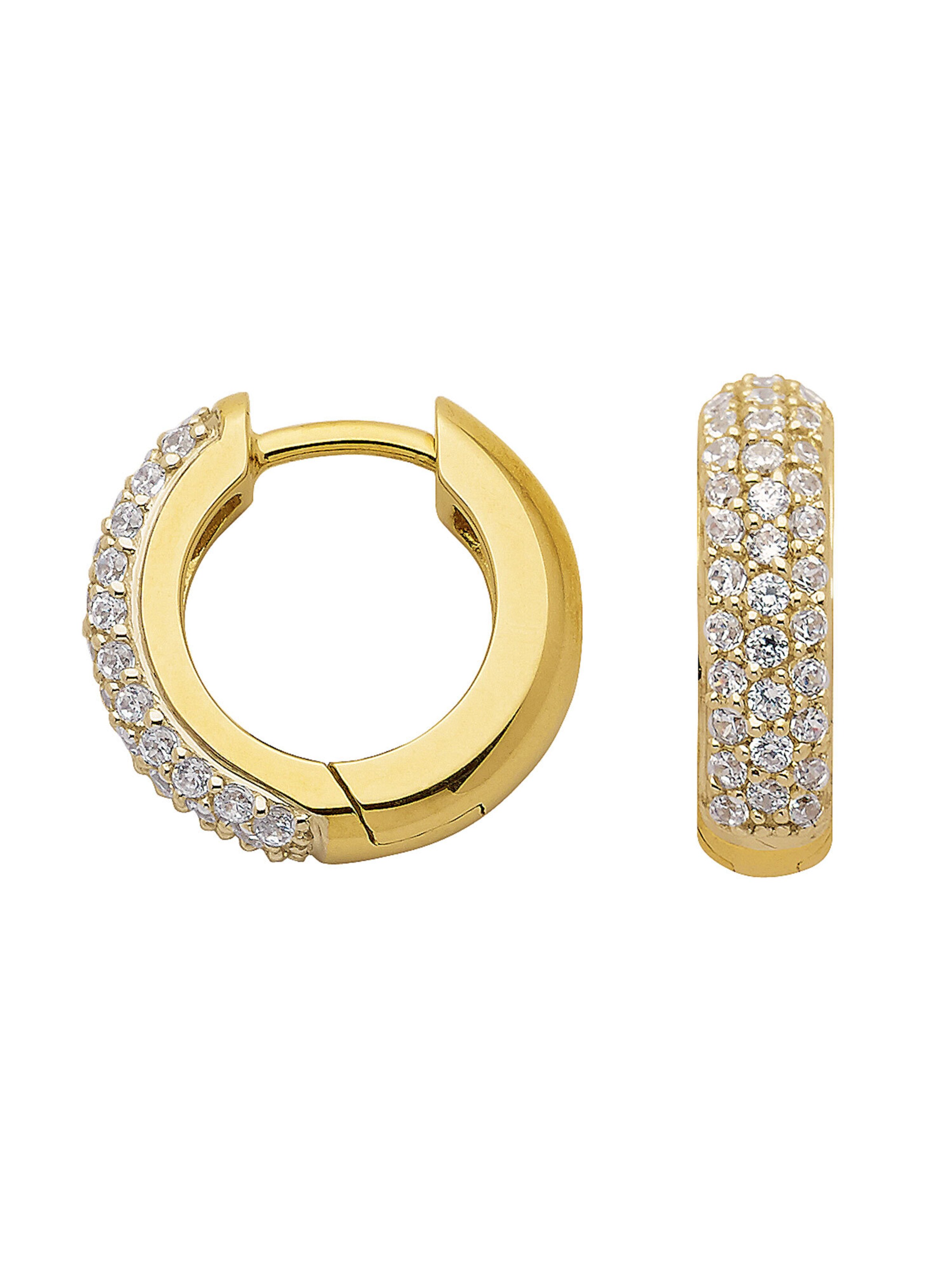 Adelia´s Ohrringe in Gold: Vorderseite