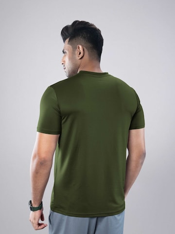 PANTONECLO - Camiseta funcional 'Pantoneclo Men's Gym Crew Neck Short Sleeve T-Shirt' en verde