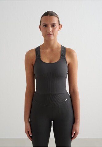 Bustino Reggiseno sportivo di Aim'n in grigio: frontale