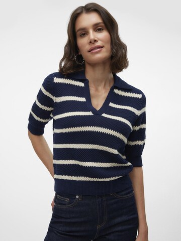 VERO MODA Trui 'Amazing' in Blauw