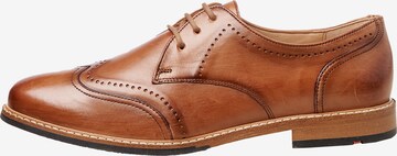 LLOYD Schuhe aus Glattleder in Braun: front