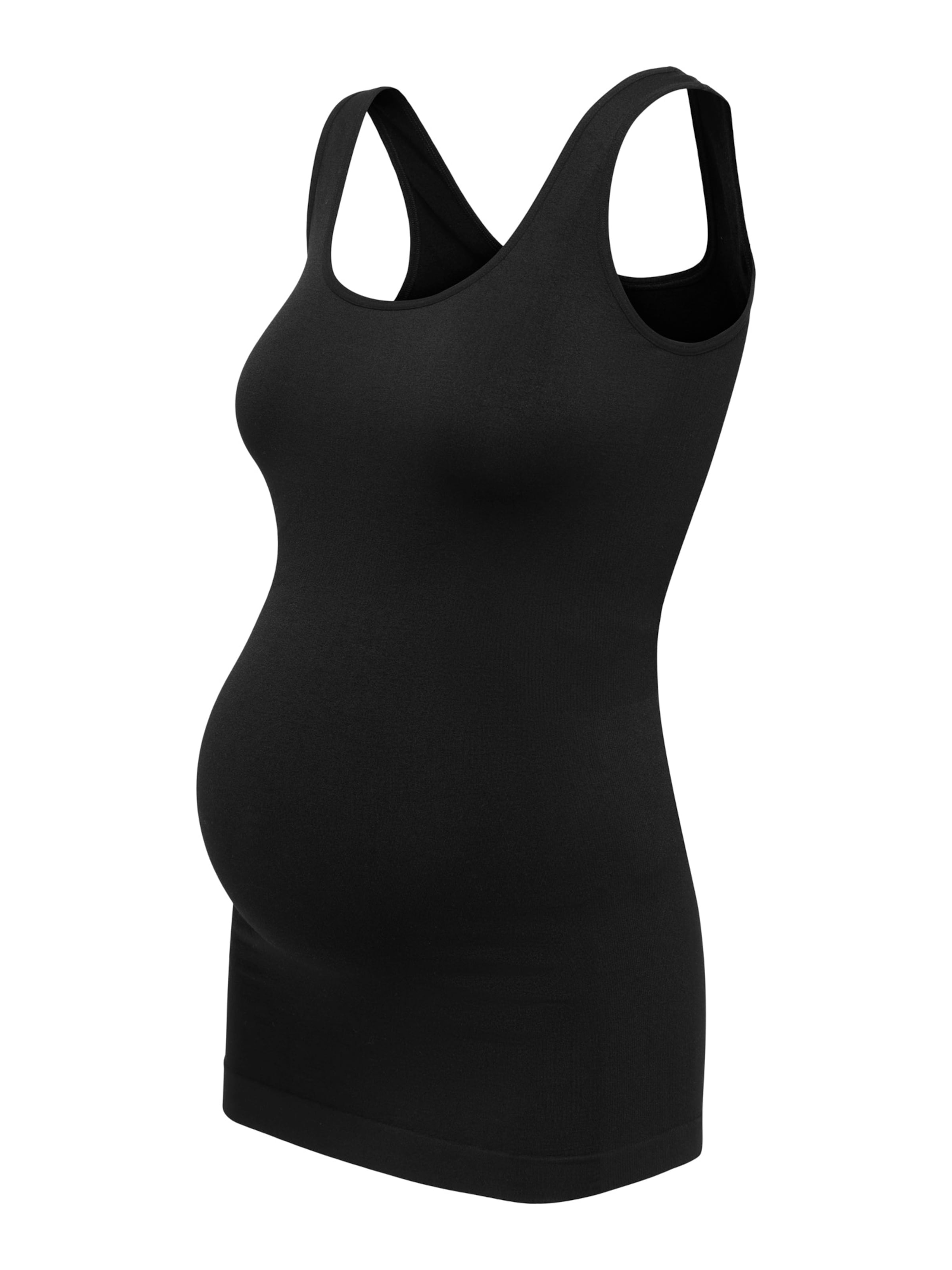 Top 'OLMLILIA' di Only Maternity in nero: frontale