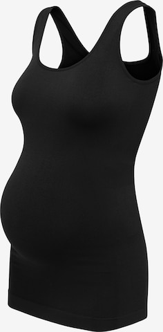 Top 'OLMLILIA' di Only Maternity in nero: frontale