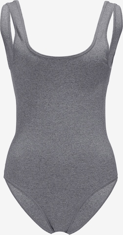 Bustier Soutien-gorge ' Scoop Neck Bodysuit ' Wolford en gris : devant