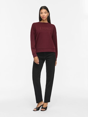 Sweat-shirt 'VIReflect' VILA en rouge