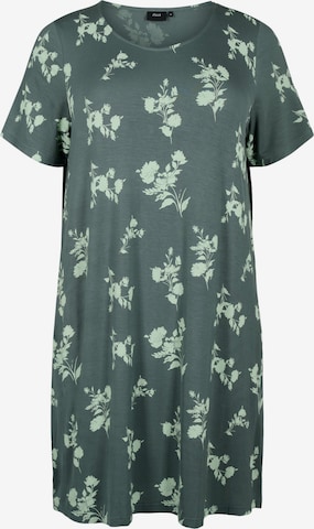 Zizzi - Camiseta de noche en verde: frente